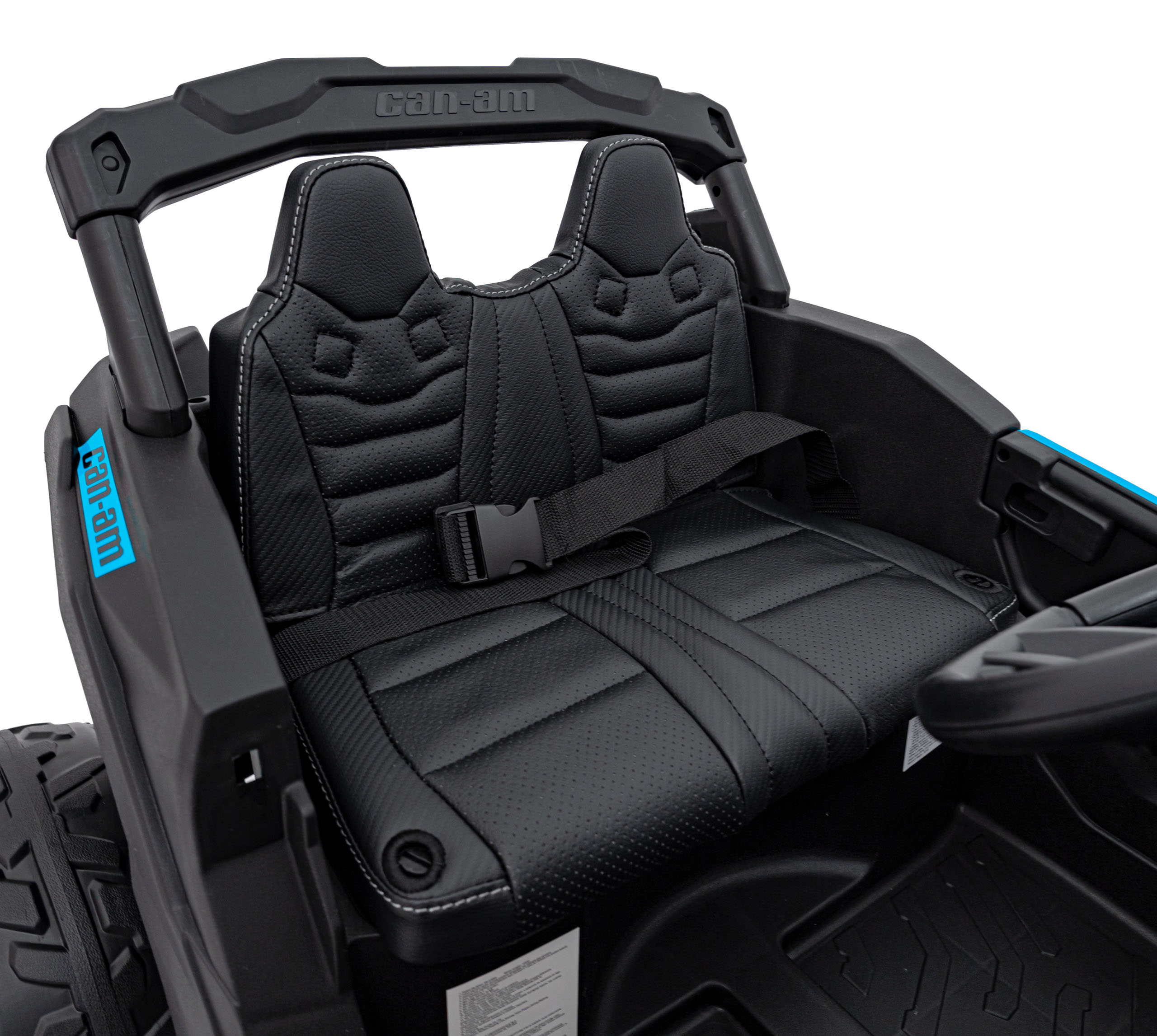 UTV electric pentru copii Can-Am Maverick 4x4 (CA003) Albastru - imagine 5