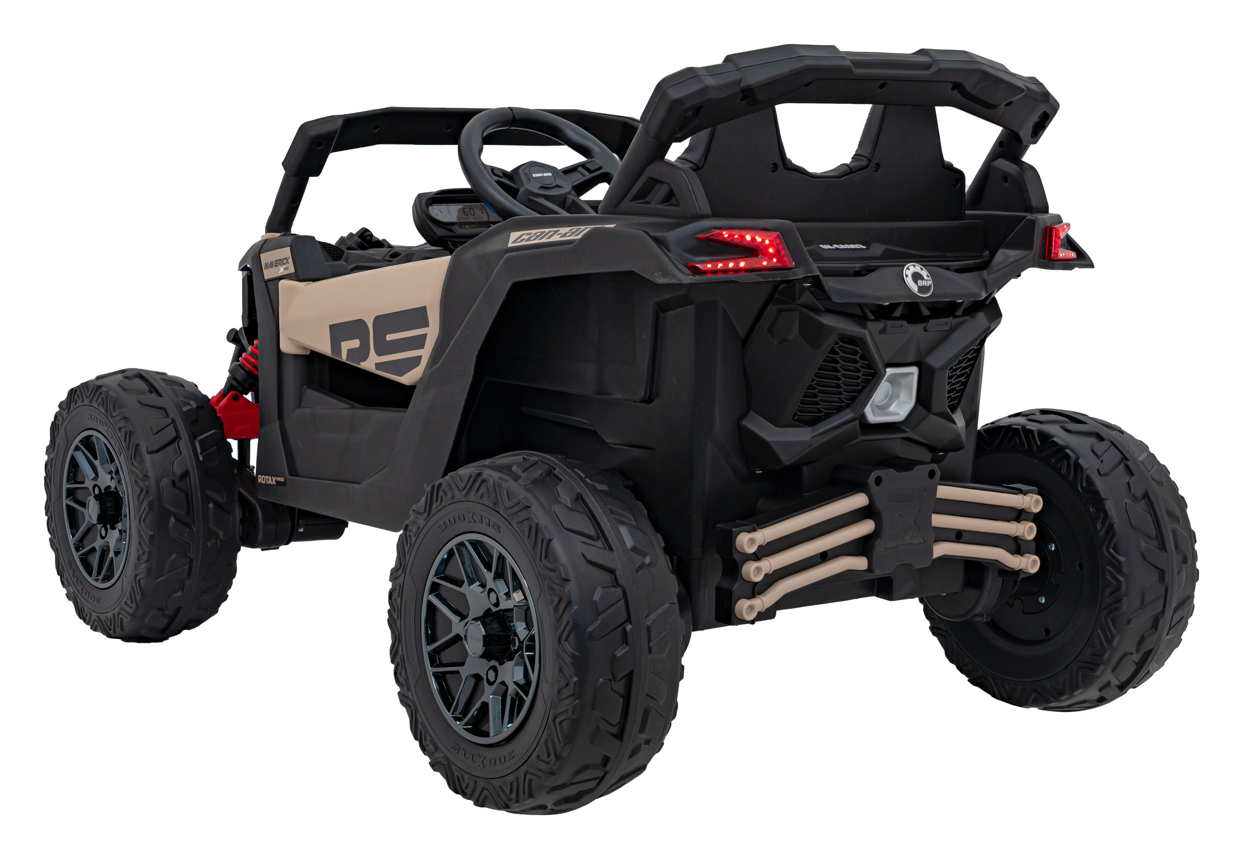 UTV electric pentru copii Can-Am Maverick 4x4 (CA003) Negru - imagine 10