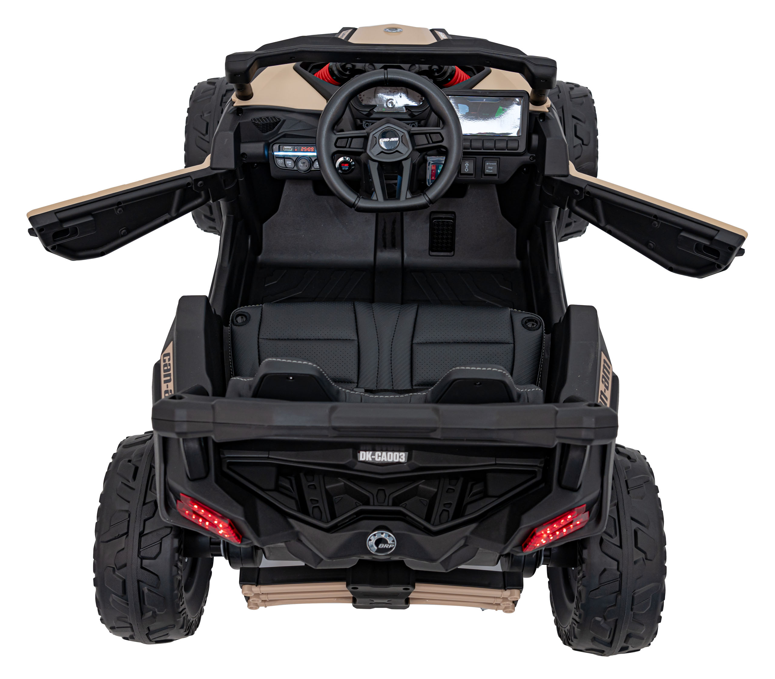 UTV electric pentru copii Can-Am Maverick 4x4 (CA003) Negru - imagine 8