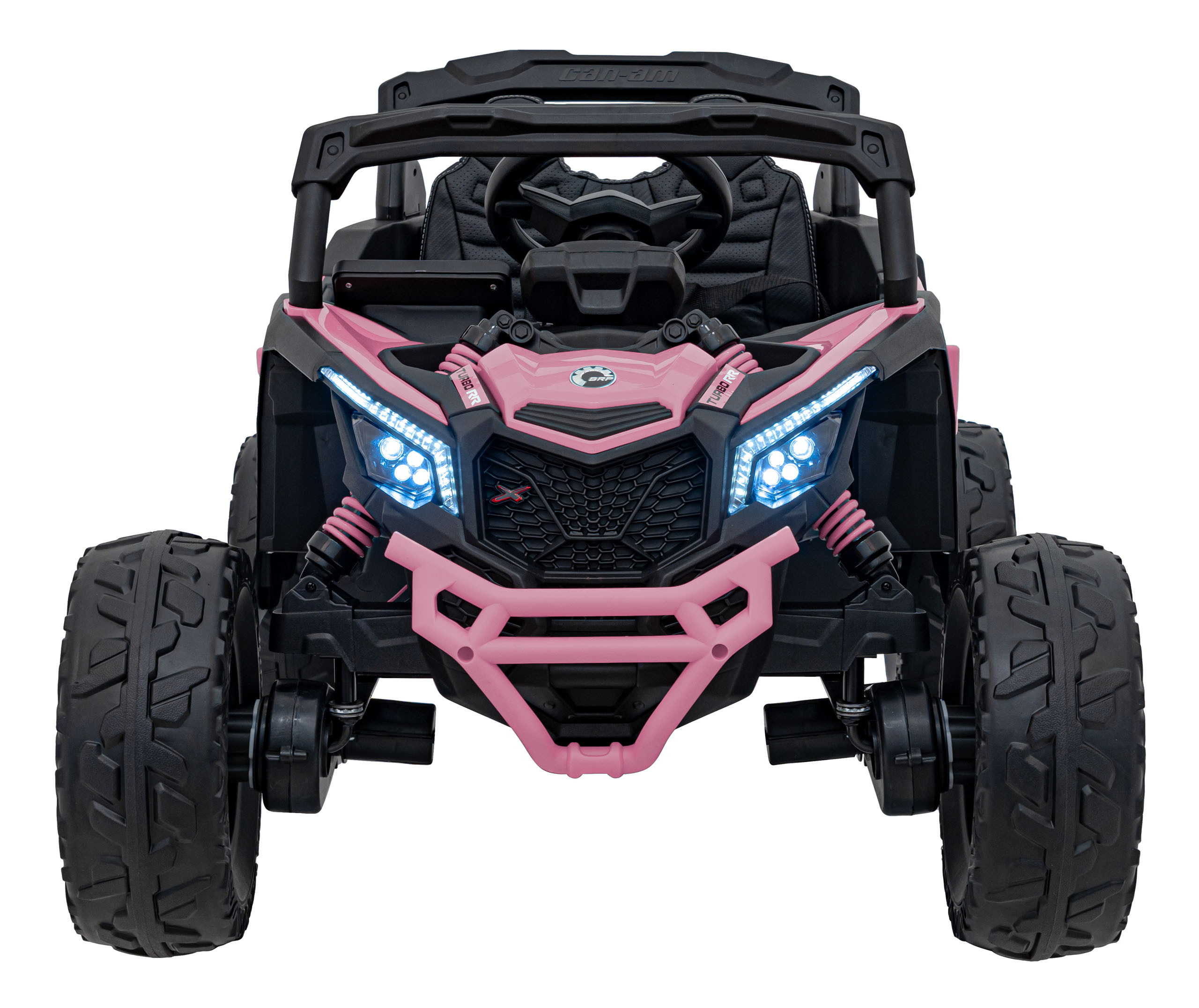 UTV electric pentru copii Can-Am Maverick 24V 800W 4x4 (CA003) Roz - imagine 7