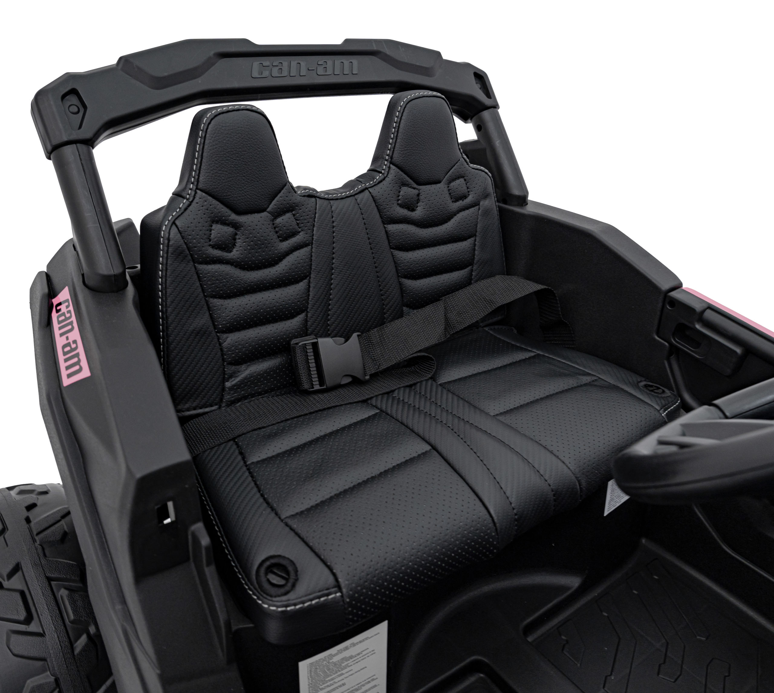 UTV electric pentru copii Can-Am Maverick 24V 800W 4x4 (CA003) Roz - imagine 11