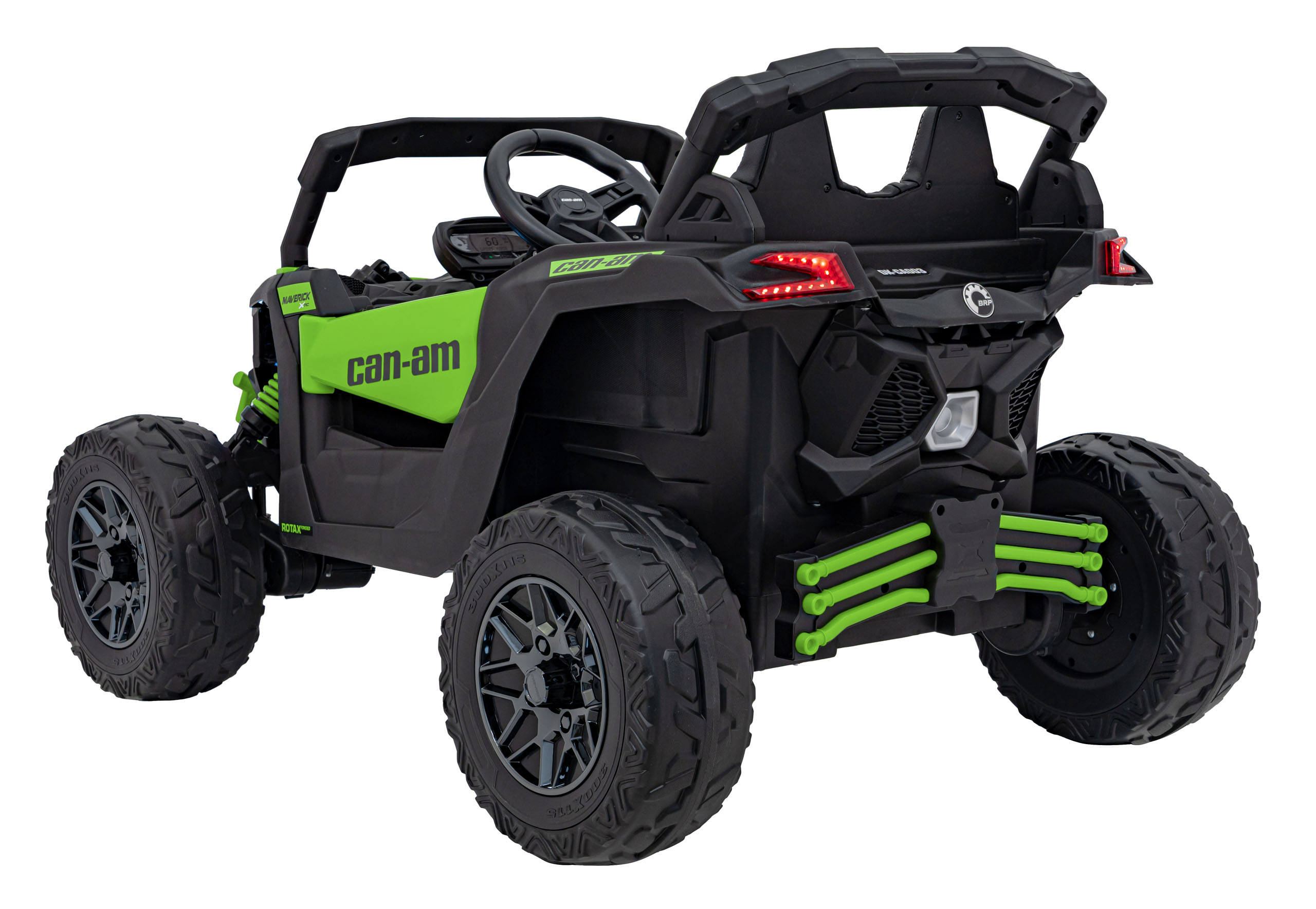 UTV electric pentru copii Can-Am Maverick 4x4 (CA003) Verde - imagine 2