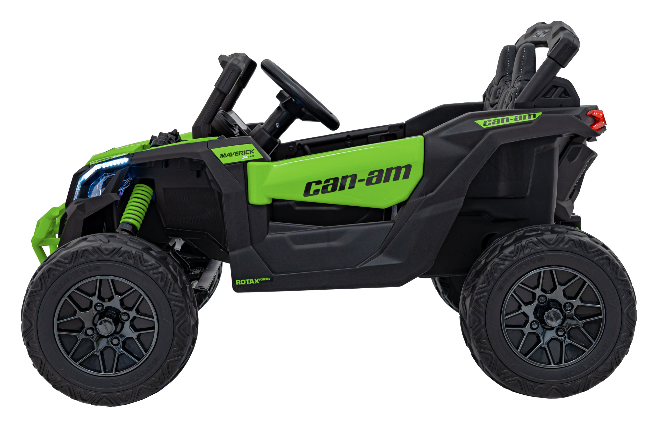 UTV electric pentru copii Can-Am Maverick 4x4 (CA003) Verde - imagine 6