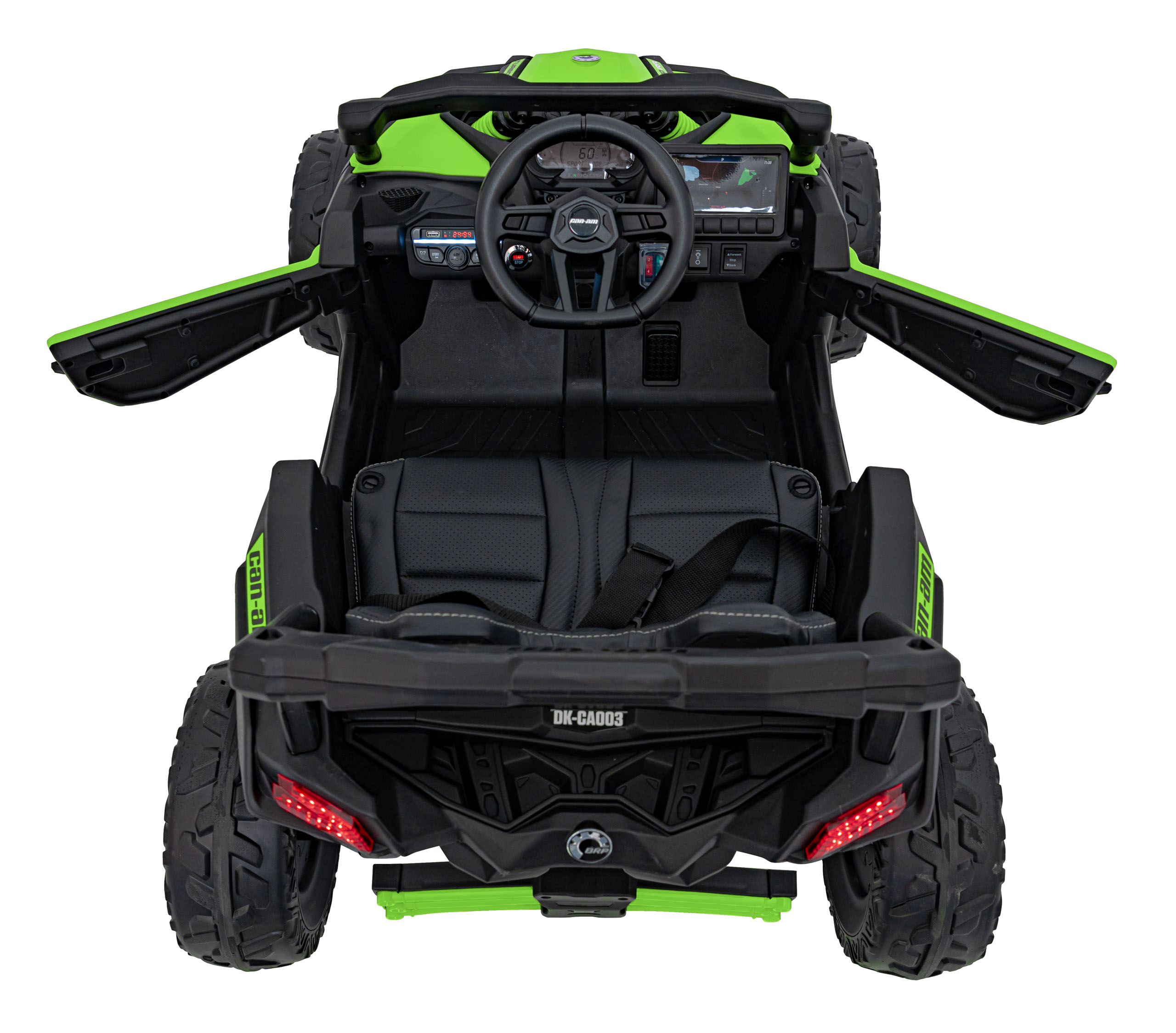 UTV electric pentru copii Can-Am Maverick 4x4 (CA003) Verde - imagine 5
