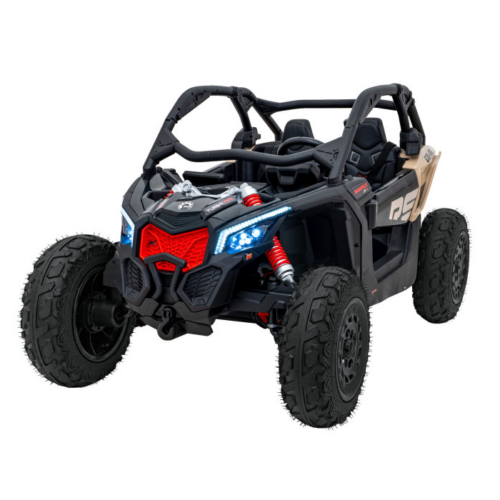 UTV electric pentru copii cu 2 locuri Can-Am Maverick Turbo Strong RR 24V 640W (CA001) Negru