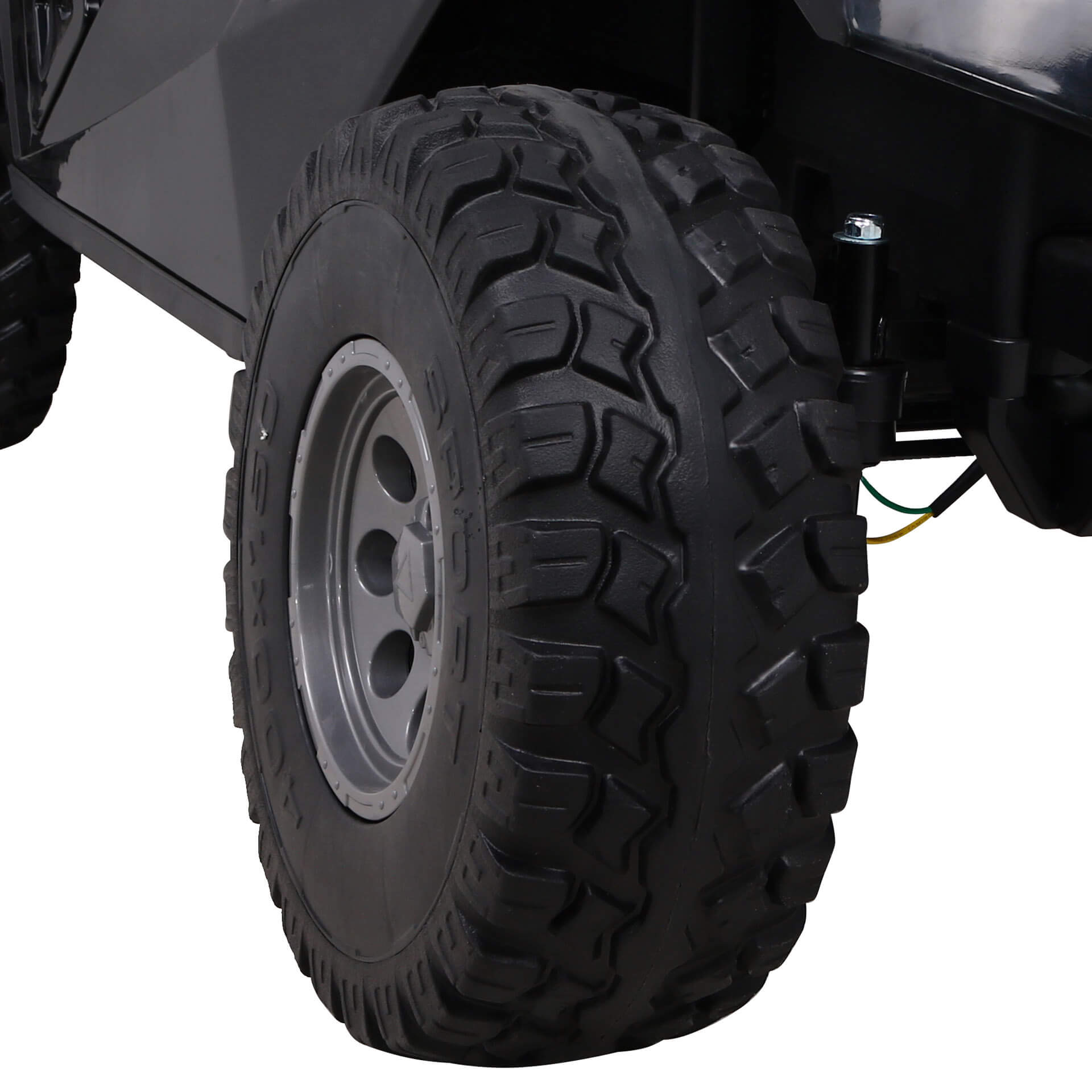 UTV electric pentru 2 copii Buggy XXL FAST EDITION cu viteza maxima 15km/h 500W 24V 4x4 (sx1928-fast) Alb - imagine 10
